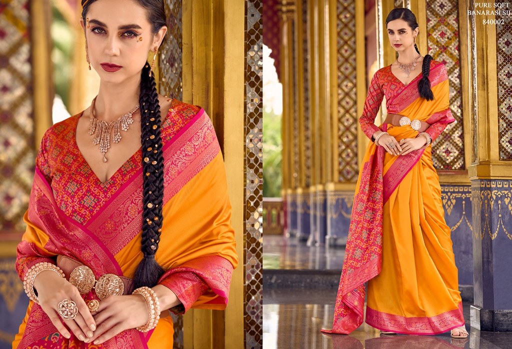 Sari gelb-orange